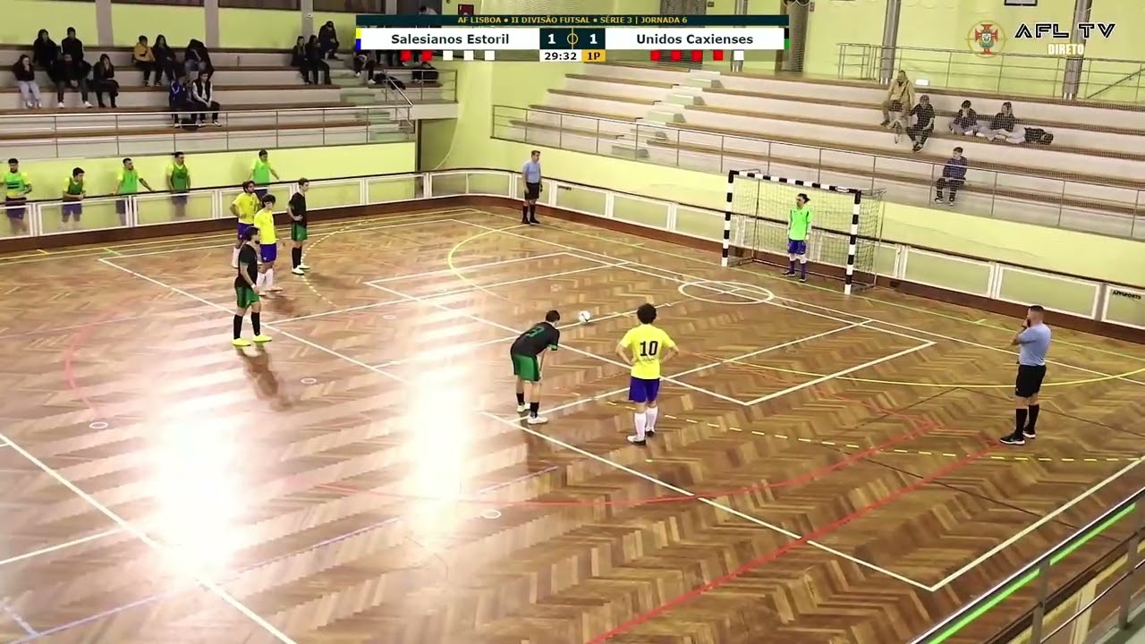 Resumo - Salesianos Estoril x Unidos Caxienses - AF Lisboa • II Divisão Futsal • Série 3 | Jornada 6