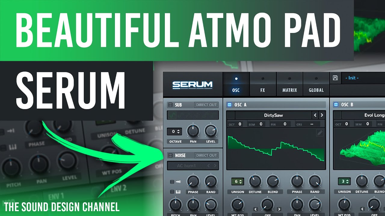 SERUM Tutorial | Atmo Pad, Afro House | Maz, Keinemusik