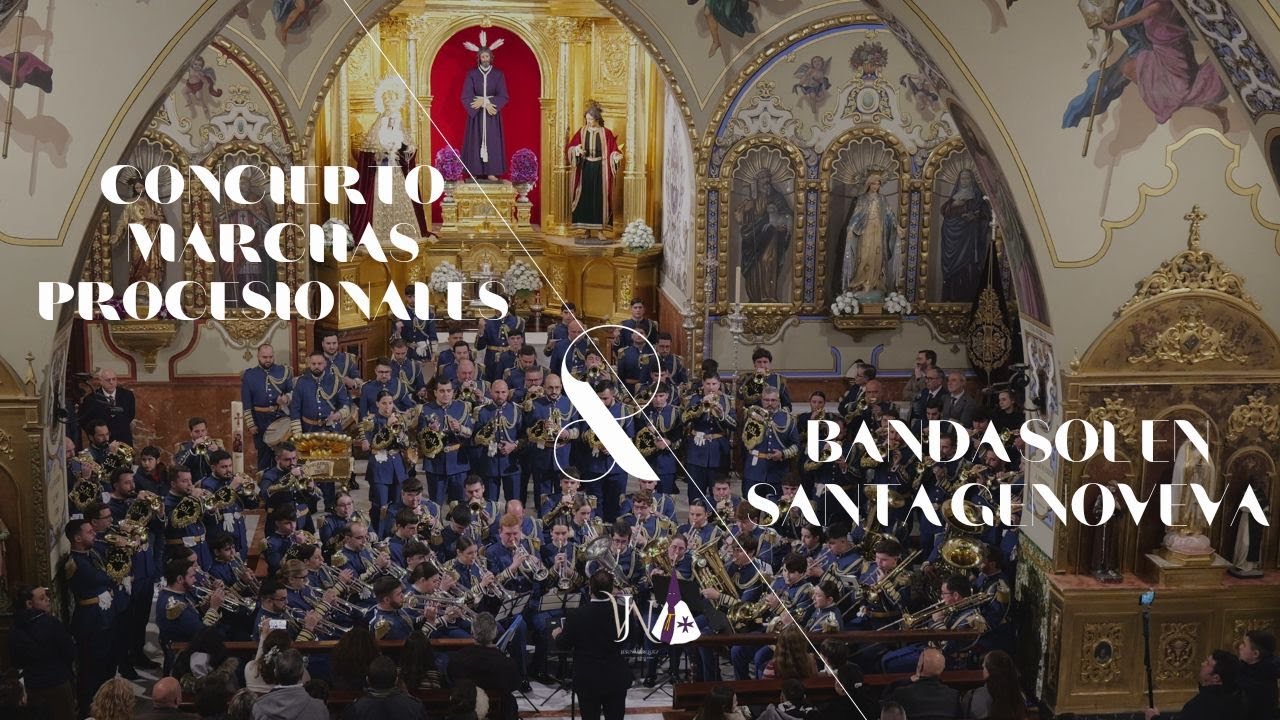 Concierto de marchas procesionales de la Banda del Sol en S. Genoveva | Cierre actos 50 aniversario