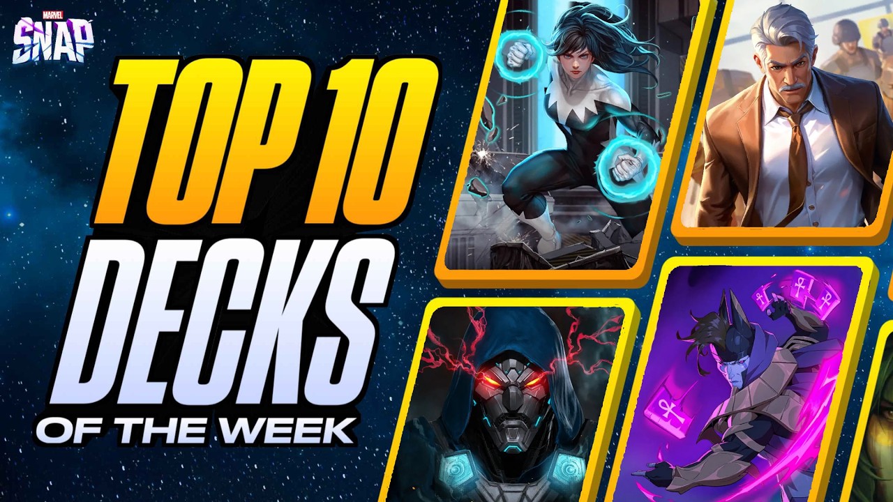 TOP 10 BEST DECKS IN MARVEL SNAP | Weekly Marvel Snap Meta Report #176