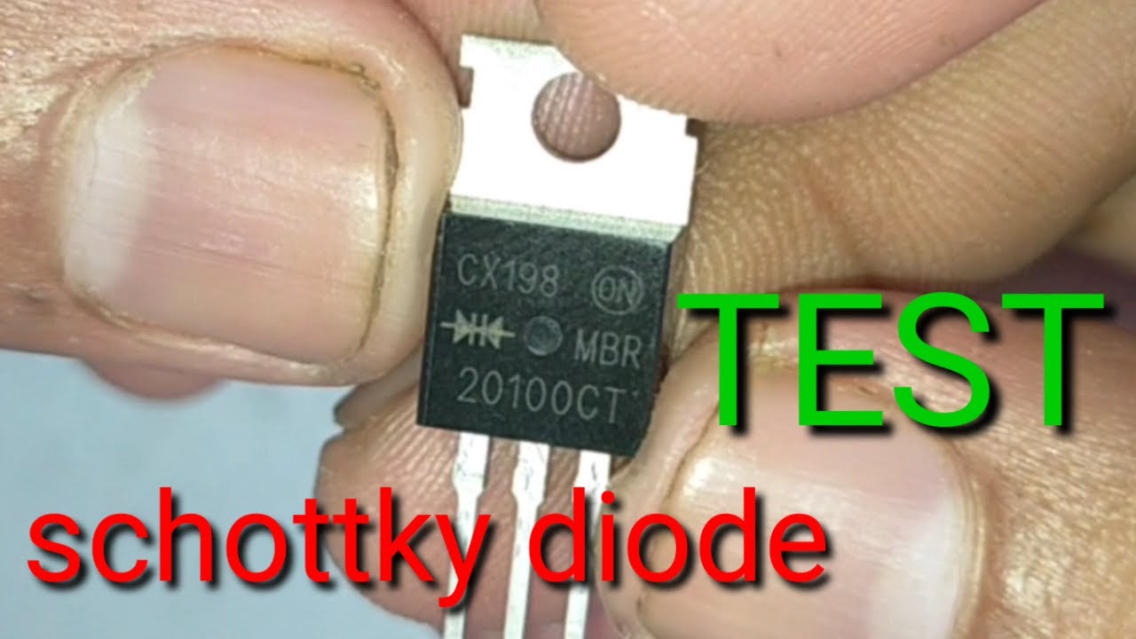 How to connect Schottky diode | How to Test Schottky diode