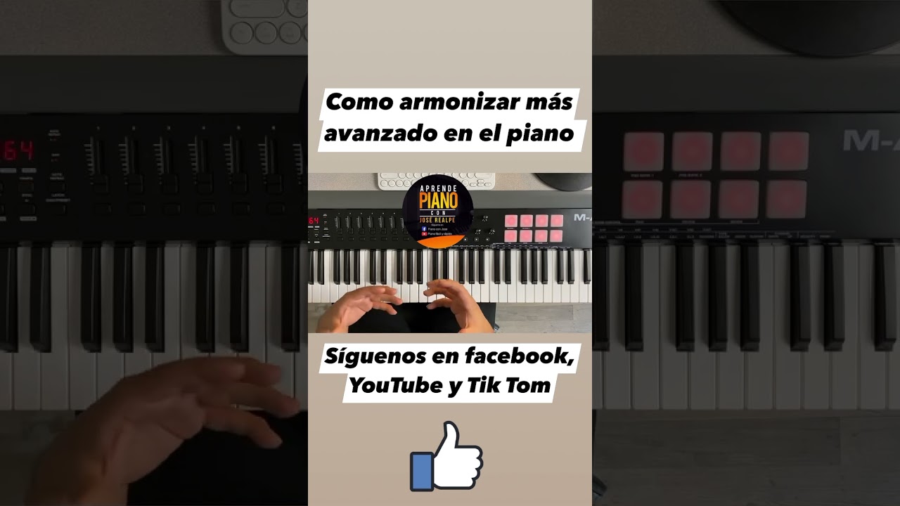 Como armonizar m&aacute;s avanzado en el piano 🎹 😱