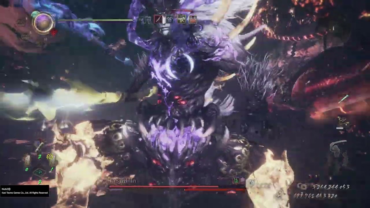 Nioh 2 mejorando build de corrupción,daño brutal