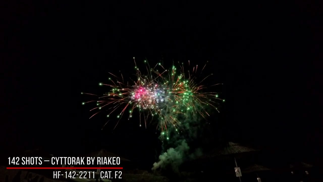 142 shots CYTTORAK &ndash; fireworks cake by RIAKEO on PyroGate.EU