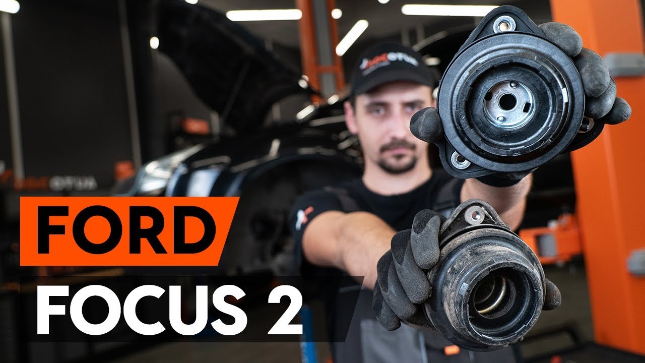 Hvordan bytte foran fjærbenslager på FORD FOCUS 2 (DA) [BRUKSANVISNING AUTODOC]
