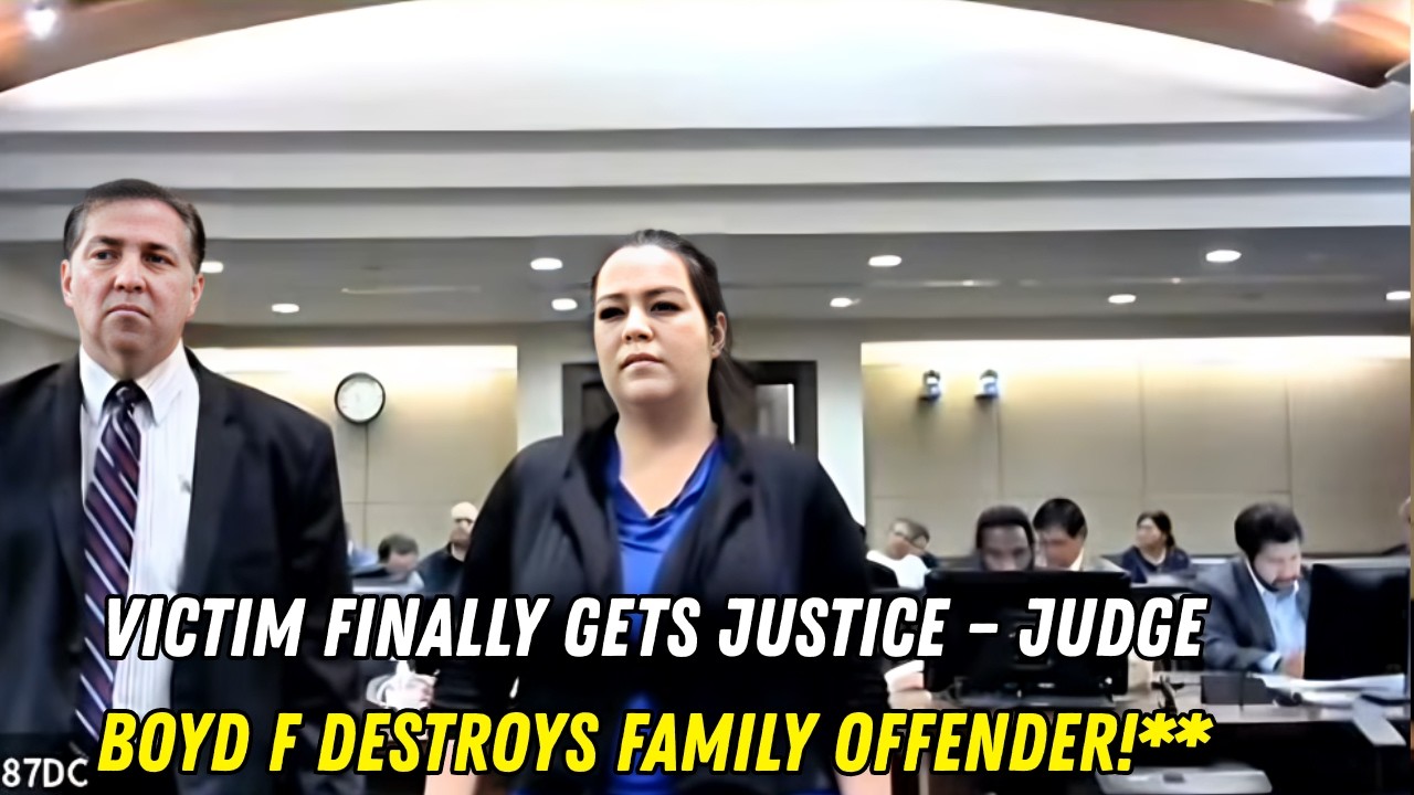 Judge Boyd Shames Family Offender LIVE – Wife Watches in Shock