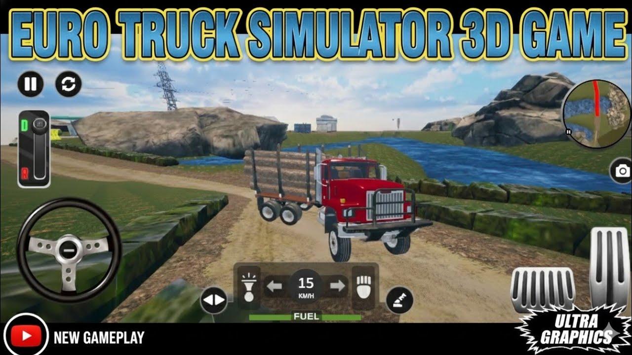 EURO TRUCK SIMULATOR 3D GAME 