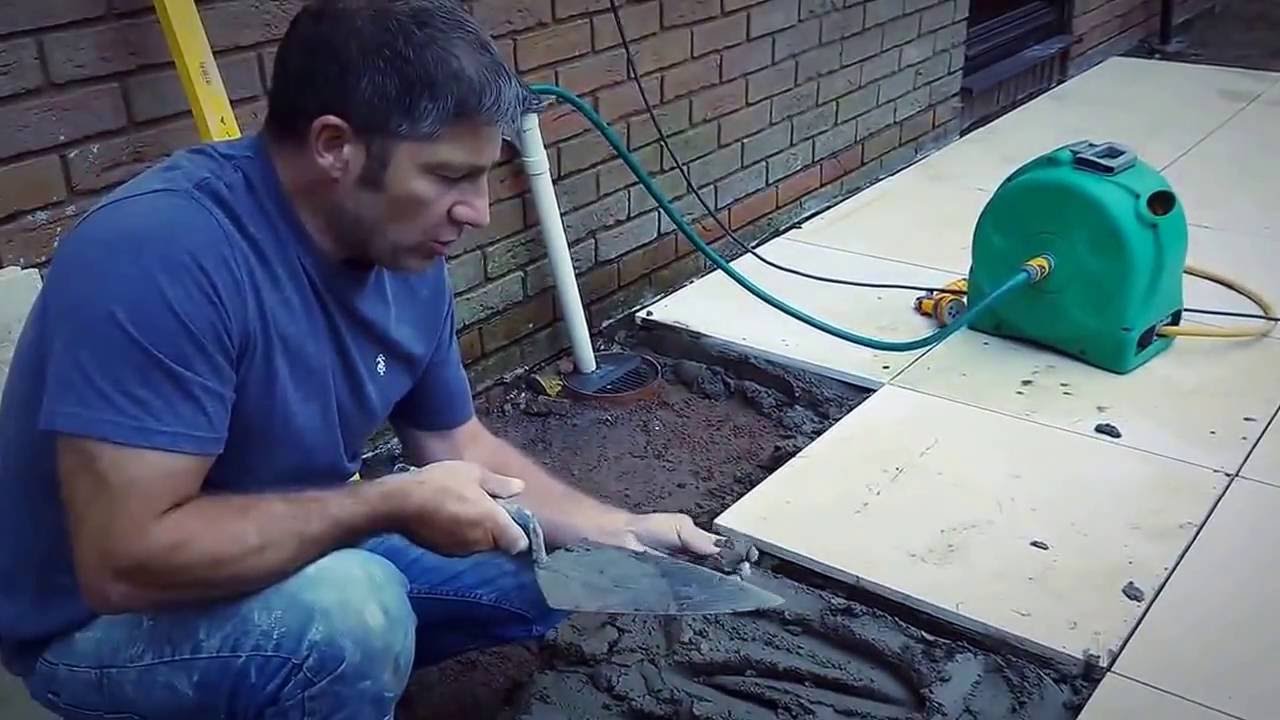 How To Lay A Limestone Patio And Wall