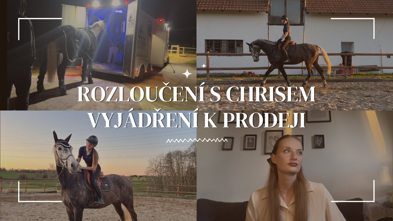 Vlog // Rozloučen&iacute; s Chrisem, jeho odjezd a m&eacute; vyj&aacute;dřen&iacute; k prodeji