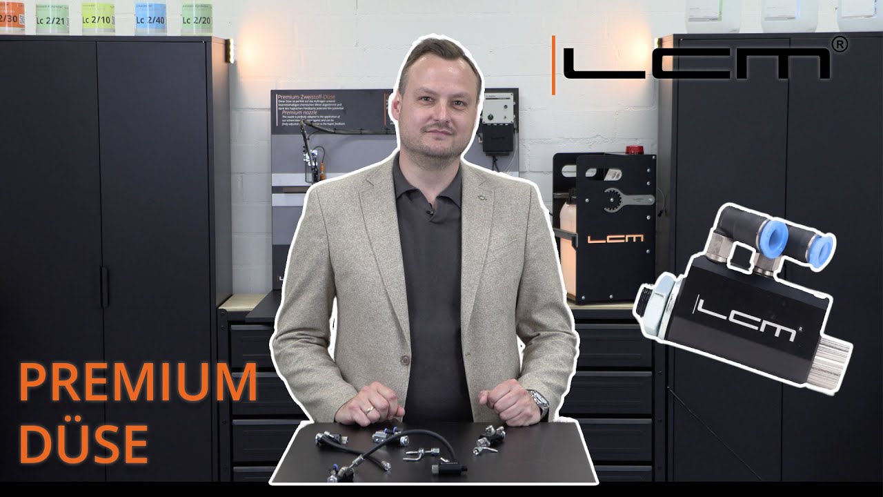 Präzise Sprühtechnik für höchste Ansprüche - LcM Premium-Zweistoff-Düse