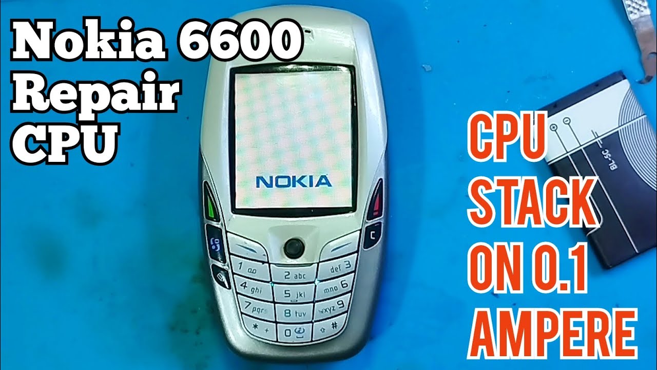 Nokia 6600 Repair CPU Not working || Service Hp Perbaikan Nokia 6600