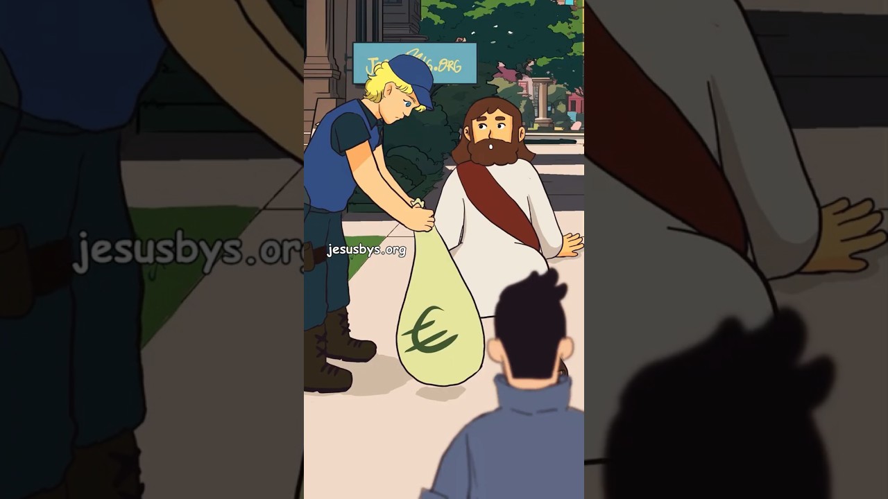 🎒&ldquo;For the Poor Jesus!&rdquo; &ndash; Pedro&rsquo;s Holy Heist Gone Wrong 😮&zwj;💼 #jesus #jesuschrist #jesuslovesyou