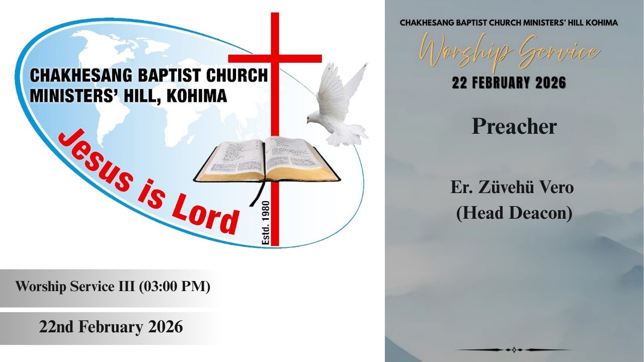 SUNDAY WORSHIP SERVICE III | 22nd February 2026 | 3:00 PM