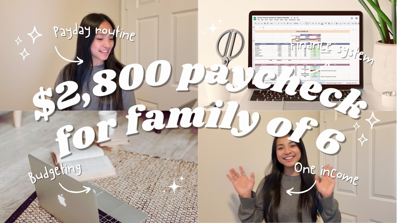 Budget My $2,800 March Paycheck with Me 💵 | Semi-Monthly Payday Routine | Family of 6 in Houston, TX