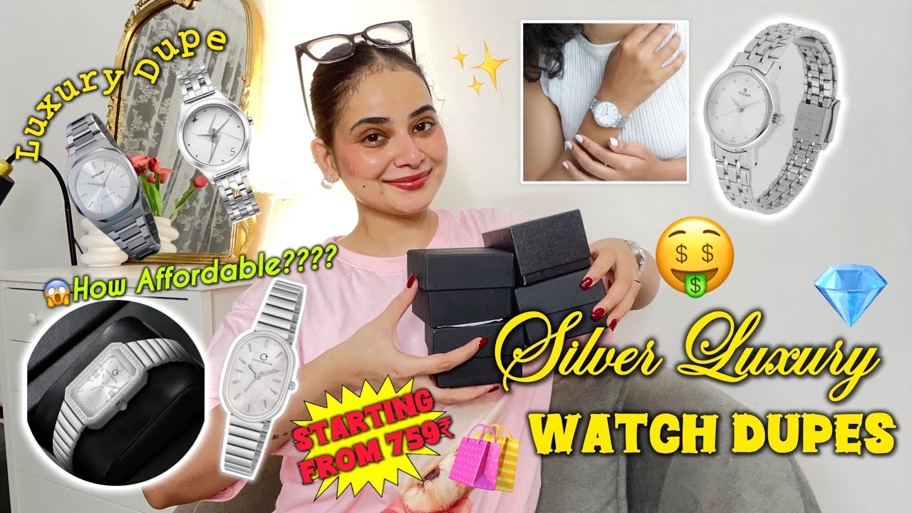 I Found Luxury😱Watch Dupes👀⌚️on AMAZON🛍️ Starting from 759₹🤑/Amazon Haul  #amazon #watch #fashion 