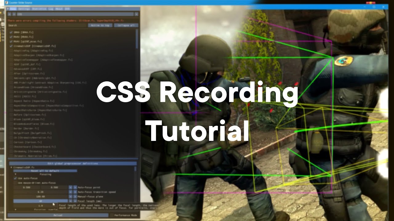 How to record CSS POV & Cines (Counter Strike: Source recording tutorial) [CFG in desc]