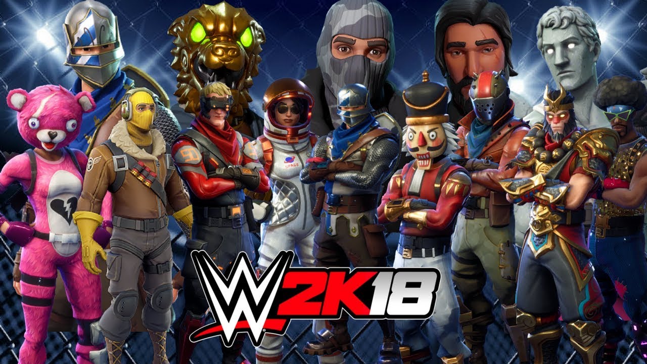 FORTNITE ROYAL RUMBLE! | WWE 2K18 Gameplay