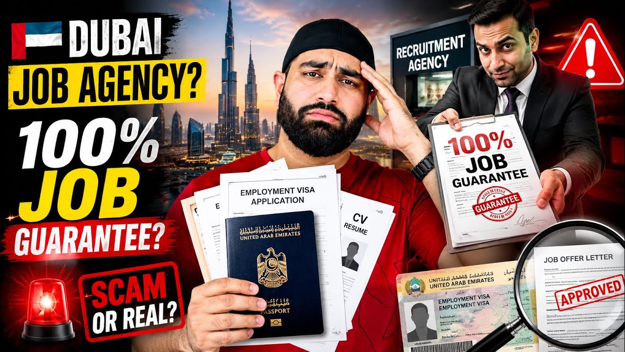 🇦🇪 Dubai Best Job Recruitment Agency ? 100% Confimed Job & Employment Visa Apply Now Reality 🚨