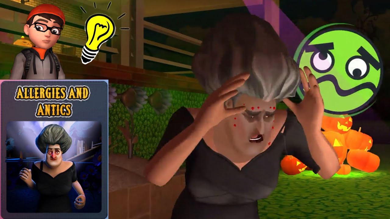 Scary Teacher 3D - ALLERGIES  AND ANTICS🤢🤢🤢🤢