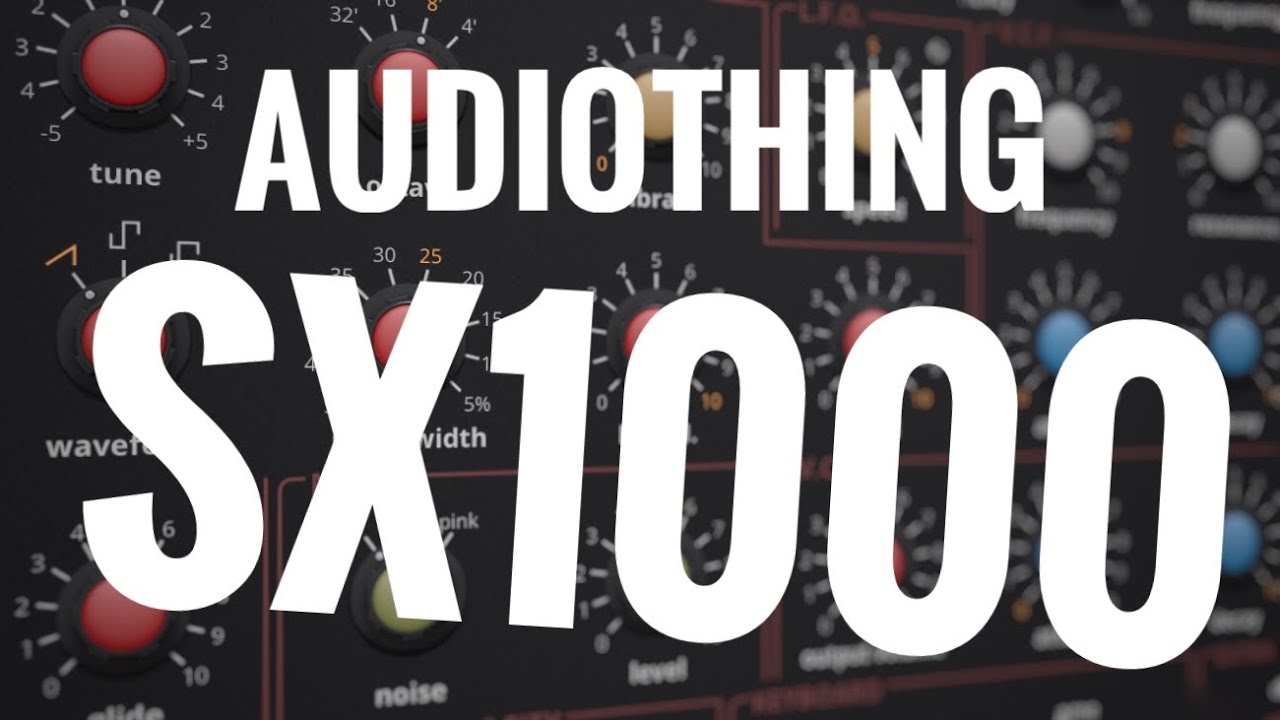 Audiothing SX1000 Synth Walkthrough & Demo (Desktop / iPad / iPhone) (Jen Sx1000 Plugin)