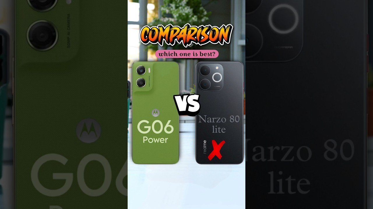 moto g06 power vs realme narzo 80 lite 