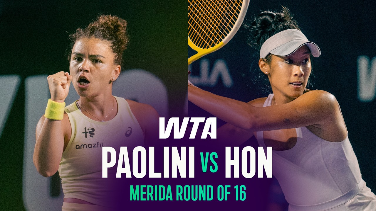 Jasmine Paolini vs. Priscilla Hon | 2026 Merida Round of 16 | WTA Match Highlights