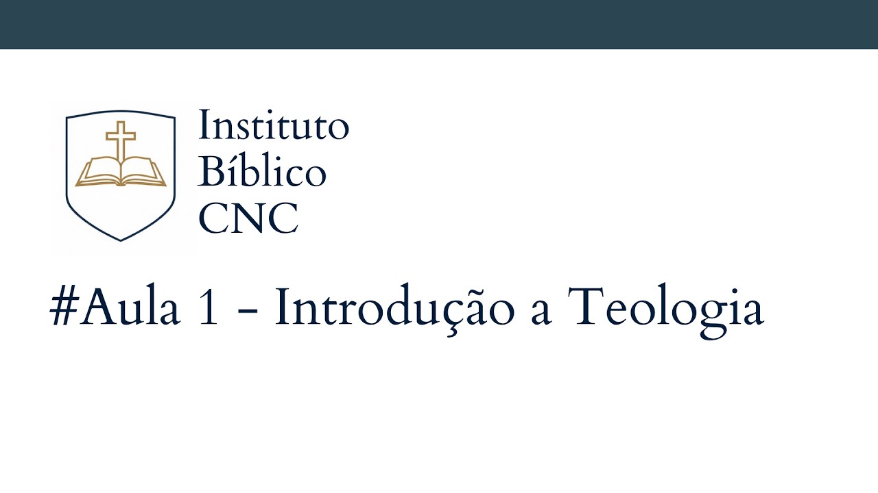 Aula 1# - Introdução à teologia.