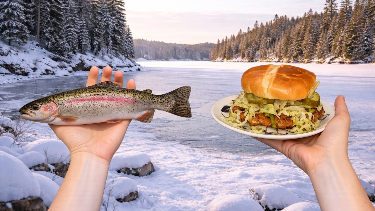 Turning This Trout Into A Delicious Burger - Catch N' Cook 