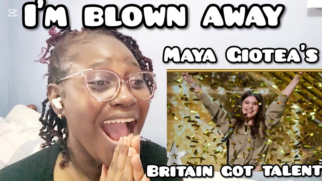 BRITAIN GOT TALENT _14 Year Old Maya Giotea's Gets THE Golden Buzzer/ REACTION
