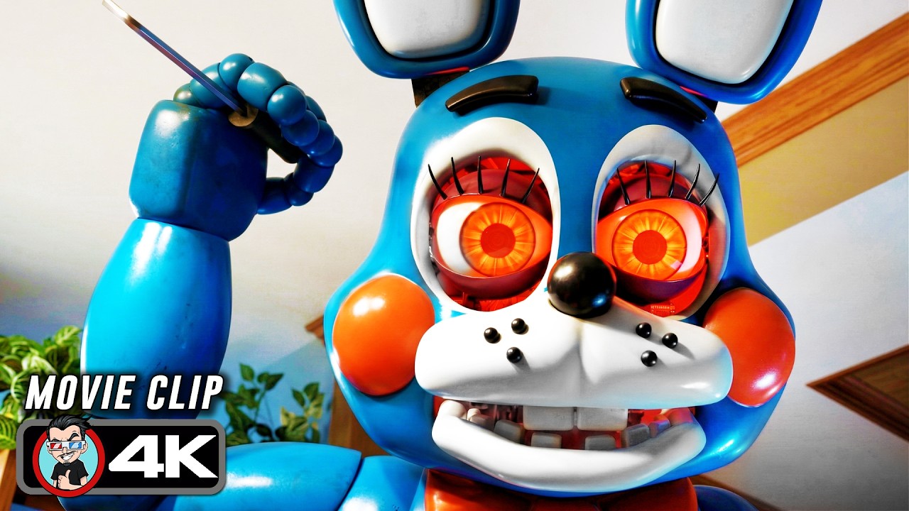 Josh Hutcherson Vs Animatronics Scene | FIVE NIGHTS AT FREDDY'S 2 (2025) Movie CLIP 4K