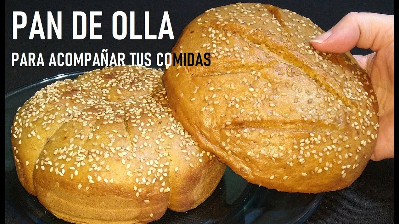 PAN DE OLLA SUAVECITO SIN HUEVO LACTEOS,  O LEVADURA, ECONOMICO SIN REPOSO CON OPCION PARA HORNEAR