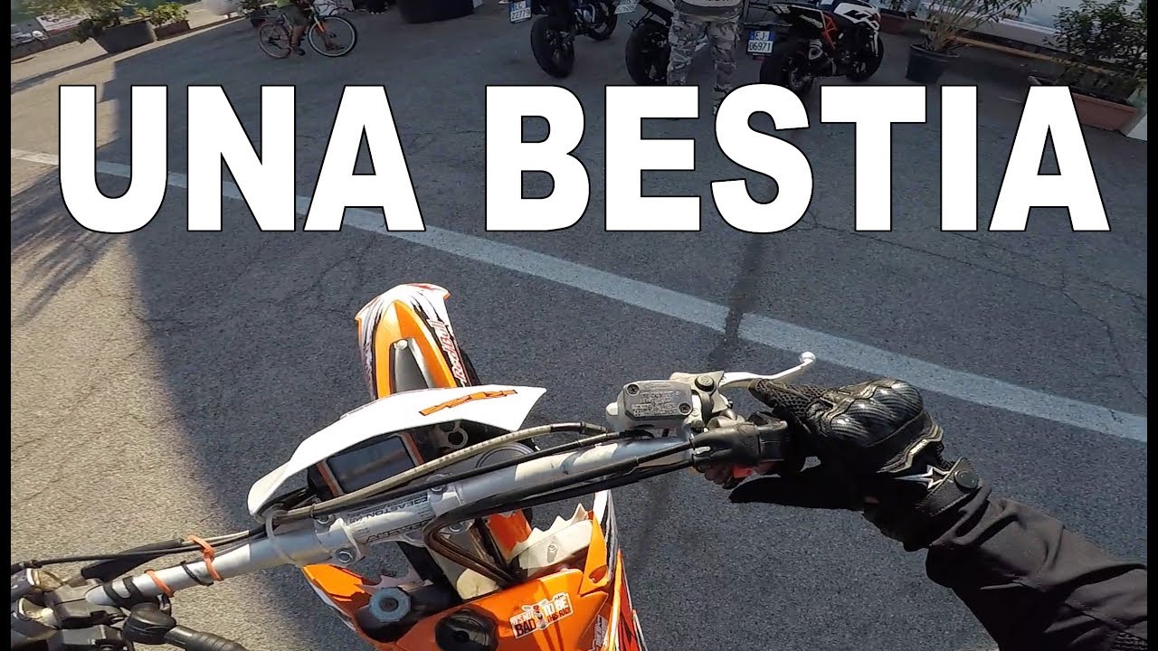 Provo un KTM 450...