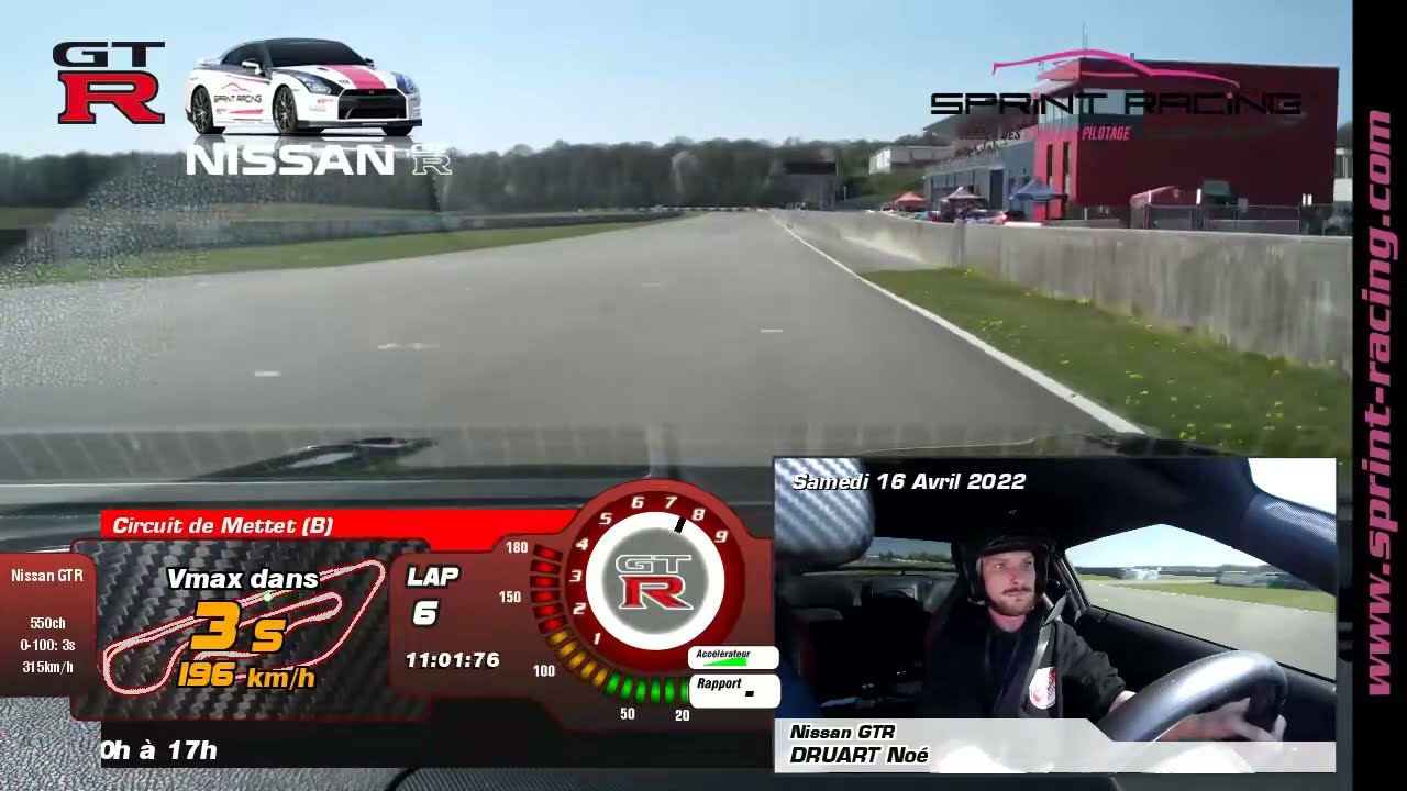 Nissan GTR / Mettet / Stage pilotage Sprint Racing.