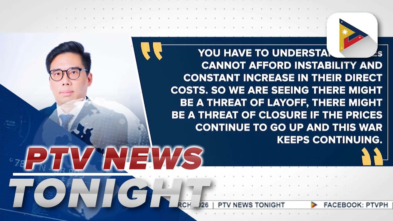 PH business sector feeling the nerves around prices and costs amid tension in Middle East