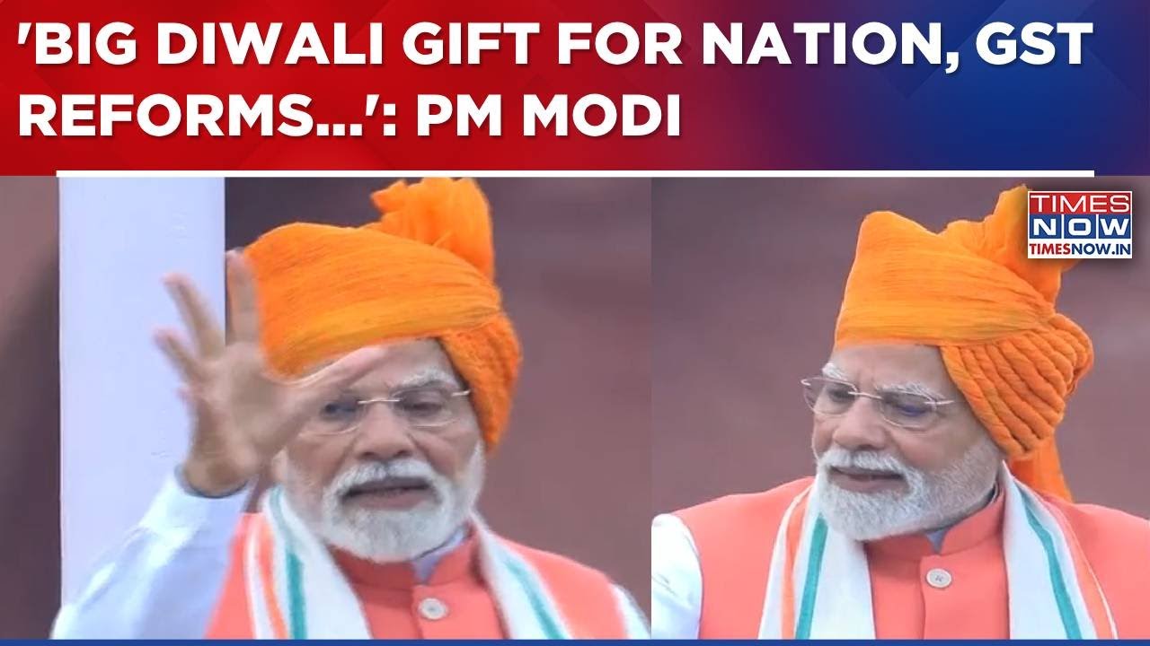 PM Modi Announces Diwali Gift In Independence Day Speech: 'GST Reforms Will Reduce Tax Burden'-WATCH