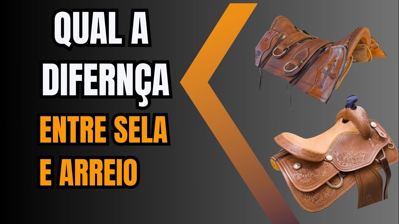 Qual a diferença entre sela e arreio. segredo do arreio .