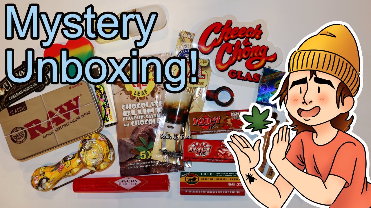 Unboxing a Stoner Mystery Box (Flavoured Papers, New Glass, & More!)