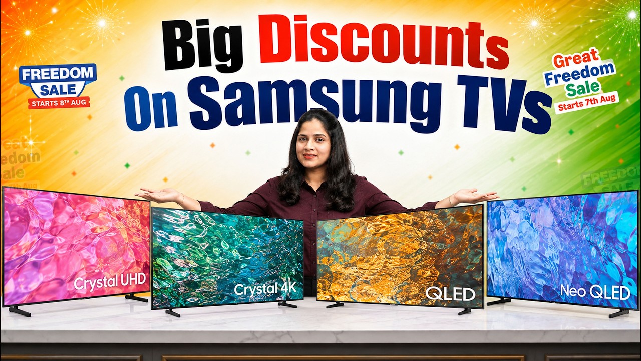 Samsung TV Deals Are CRAZY! 😳Amazon & Flipkart Freedom Sale