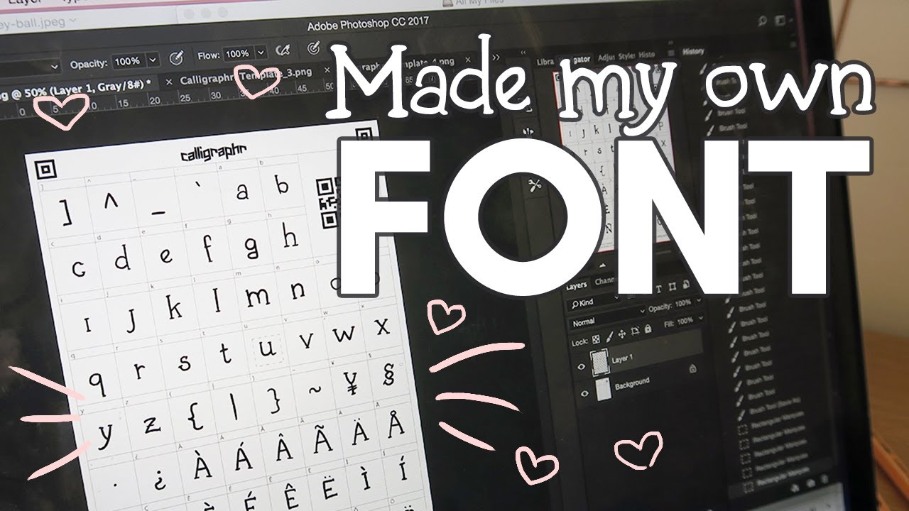 Making a digital handwritten font with CALLIGRAPHR