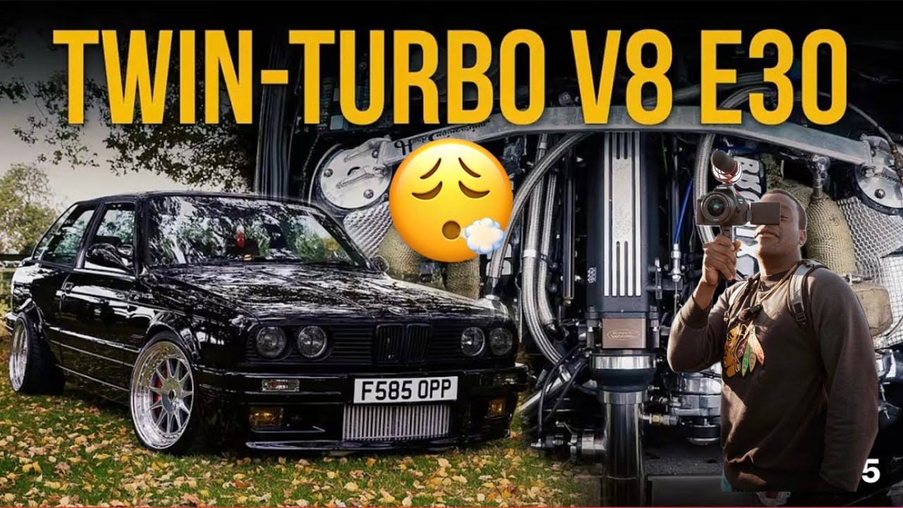 Insane Twin Turbo V8 swapped E30!