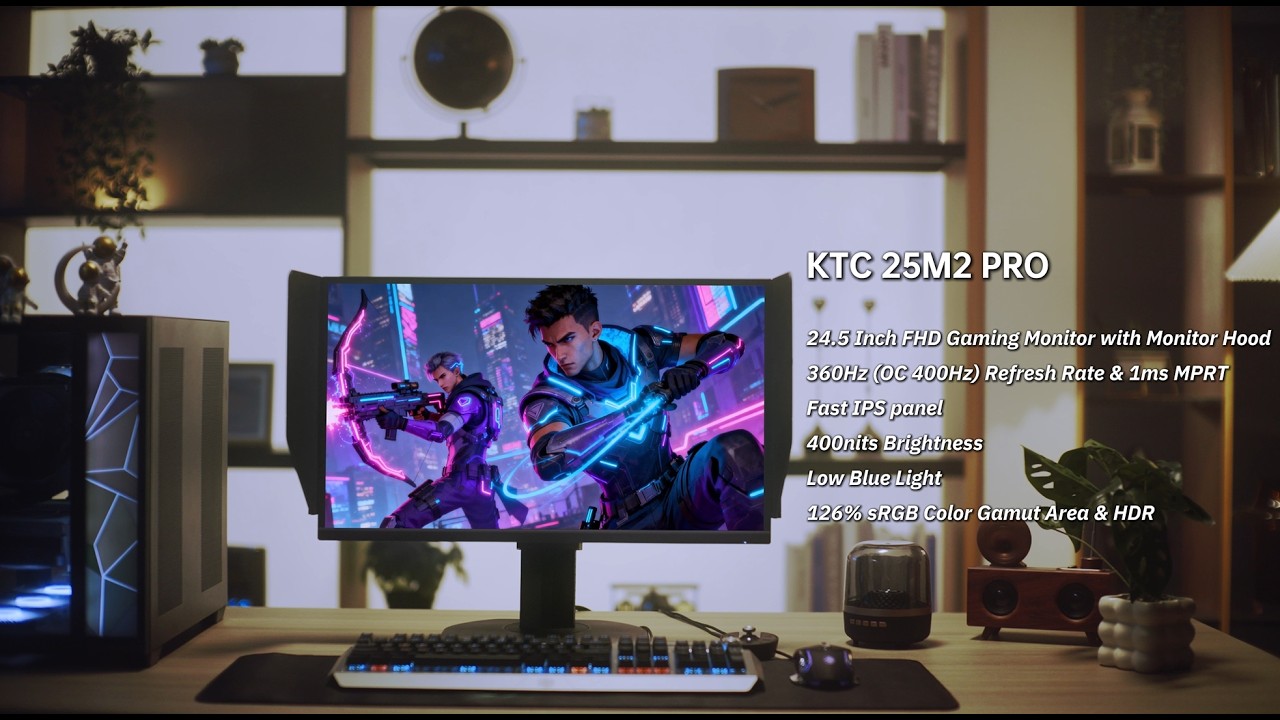 KTC 25M2 PRO | 360Hz OC 400Hz Esports Gaming Monitor