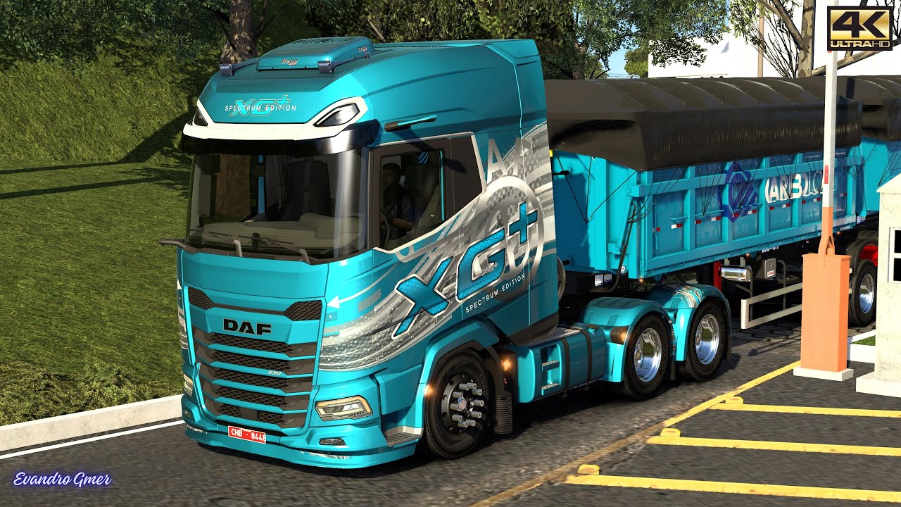 Daf XG+ 530CV SPECTRUM EDITION Rodocaçamba Levtec Rossetti (38 t) Ets2 V1.54