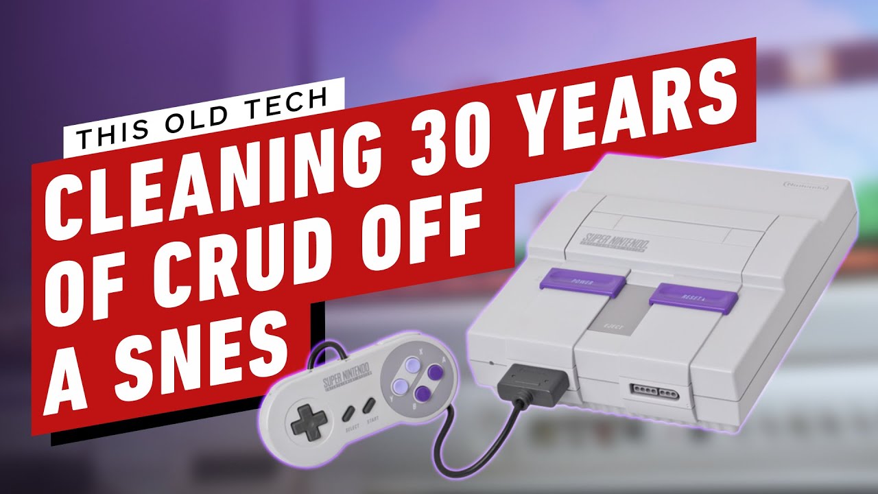 Everything You Need To Clean Your Super NES | This Old Tech