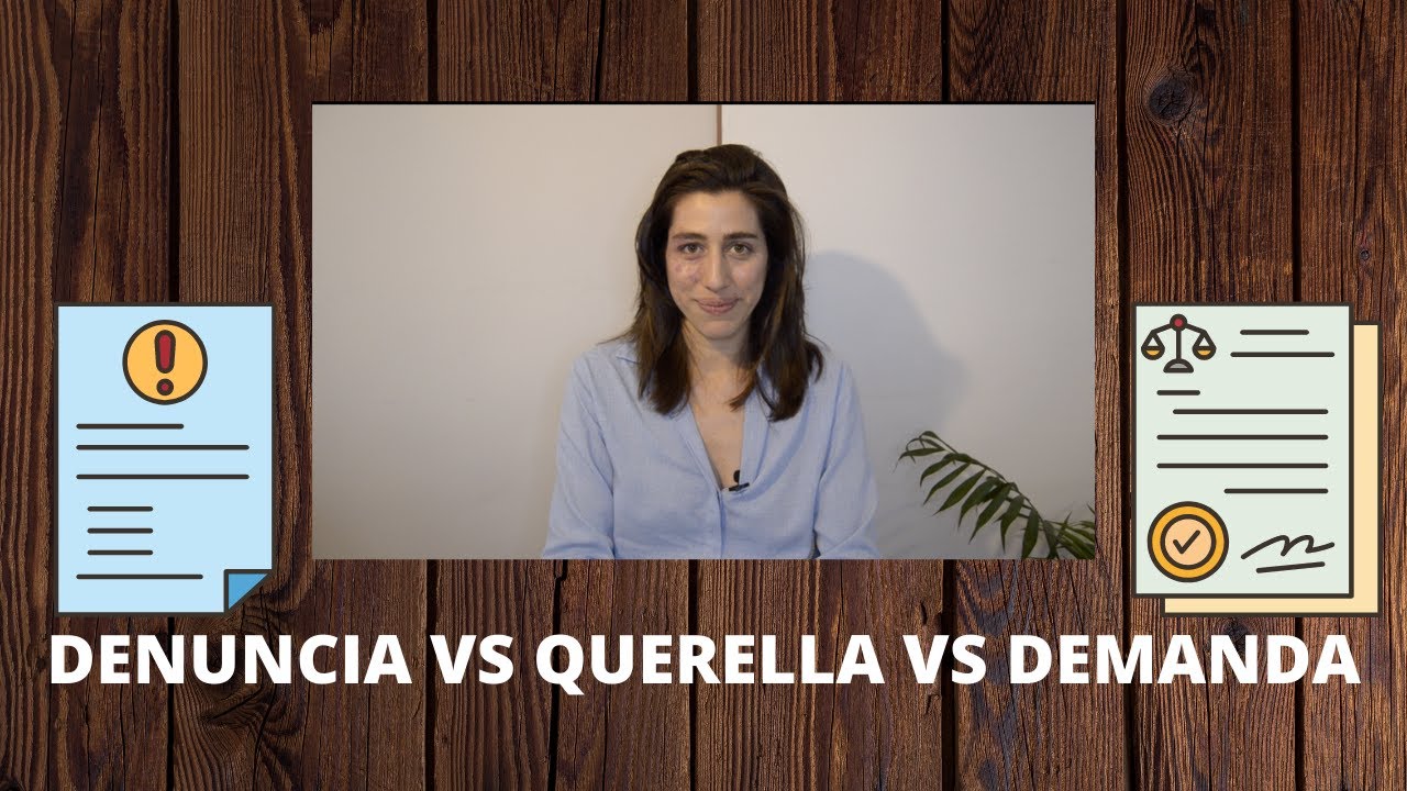 DIFERENCIAS ENTRE DEMANDA, DENUNCIA Y QUERELLA // LÍNEAS BÁSICAS DE CADA UNA