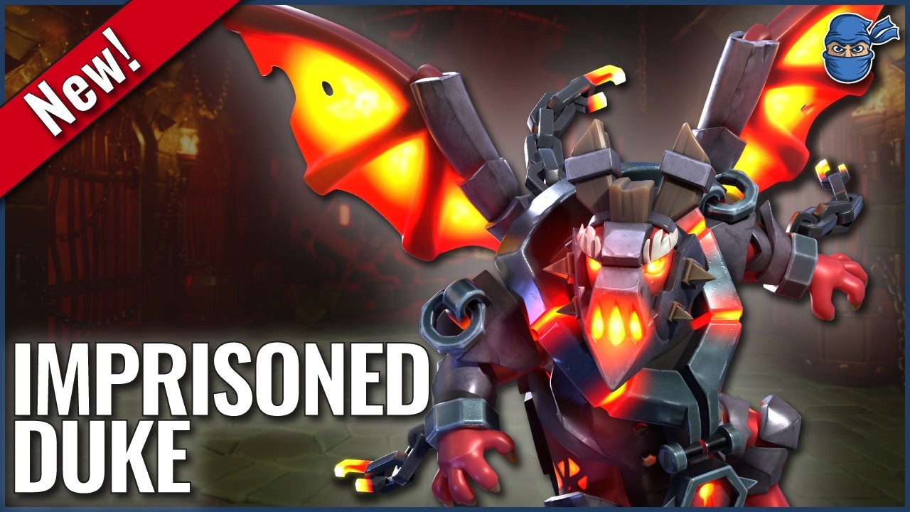 New Imprisoned Duke Hero Skin - March 2026 | Clash of Clans