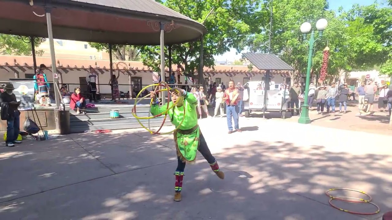 Sandee  Duran World Champion Hoop Dancer &ndash; Lighting Boy Foundation -  Santa Fe Plaza 2022