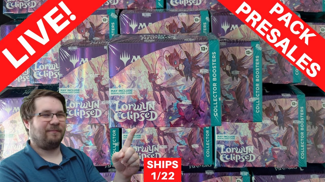 🔴LIVE! MTG Lorwyn Eclipsed (ECL) Collector & Play Pack Presales | Magic Rip & Ship | Ships 1/22