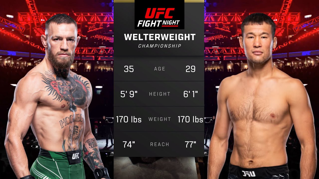 Conor McGregor vs Shavkat Rakhmonov Full Fight - UFC 5 Fight Night