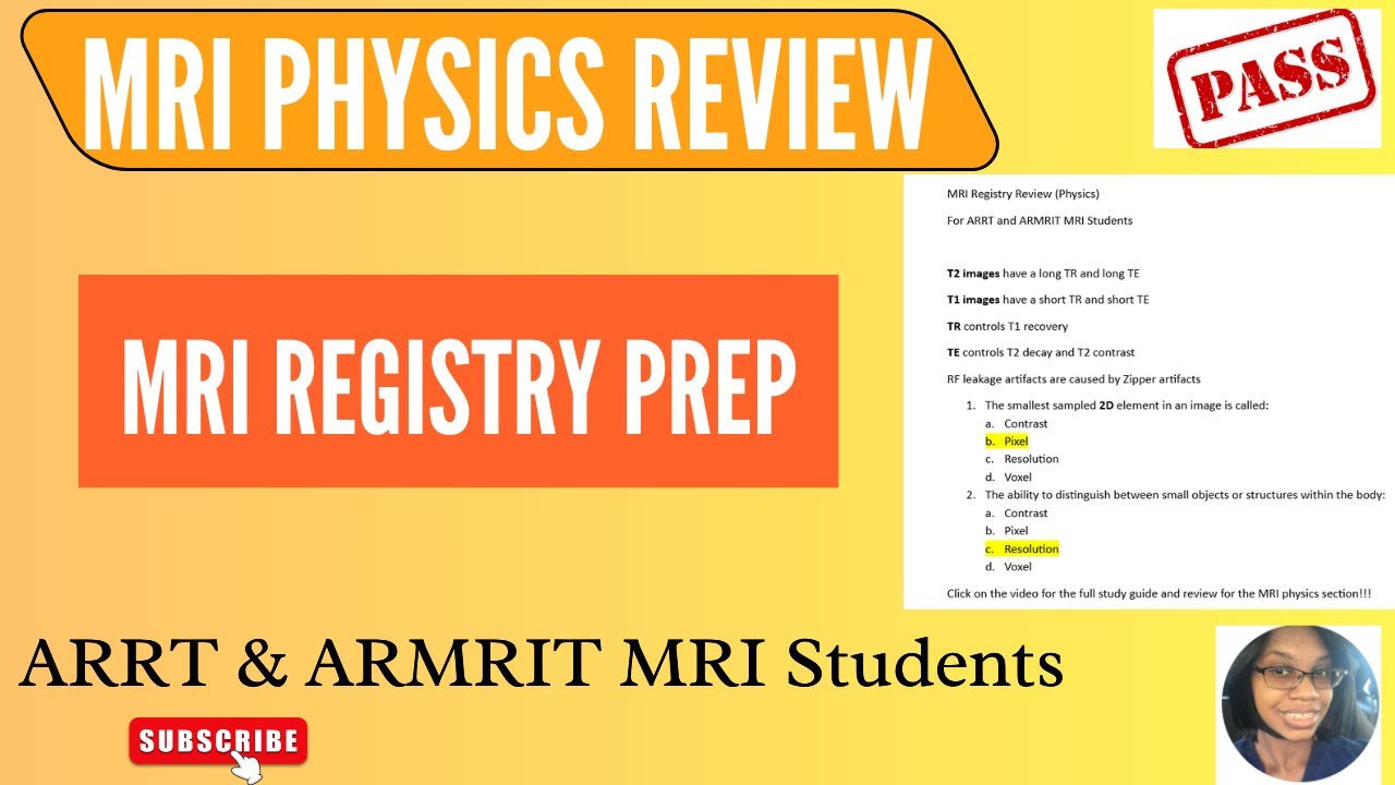 2025 MRI Registry Review: How To Pass the MRI Exam on the First Try