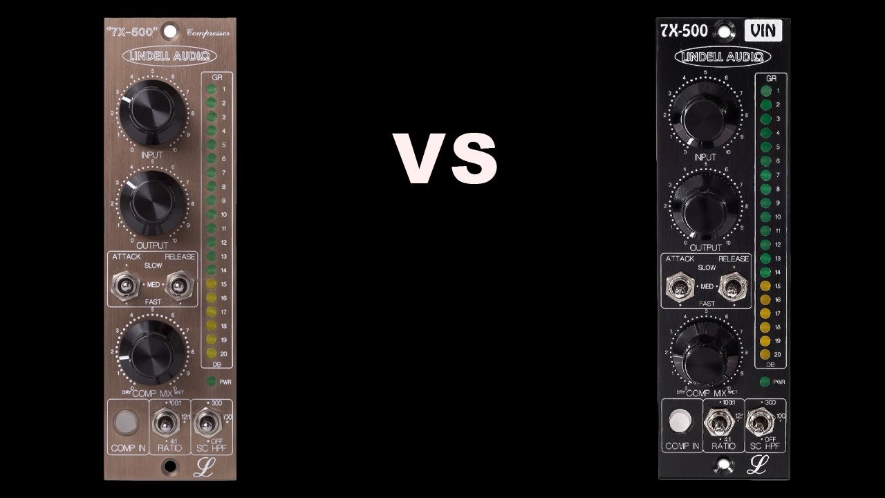 Сравнительный тест LINDELL AUDIO 1176 FET!!! - 7X500 против 7X500VIN